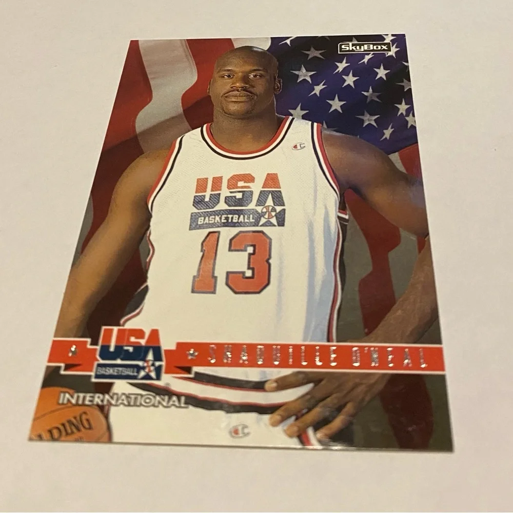 Shaquille O Neal 1994 Skybox USA 🇺🇸 International Basketball Card #67 Vintage